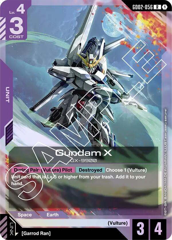 Gundam X (GD02-056) card image