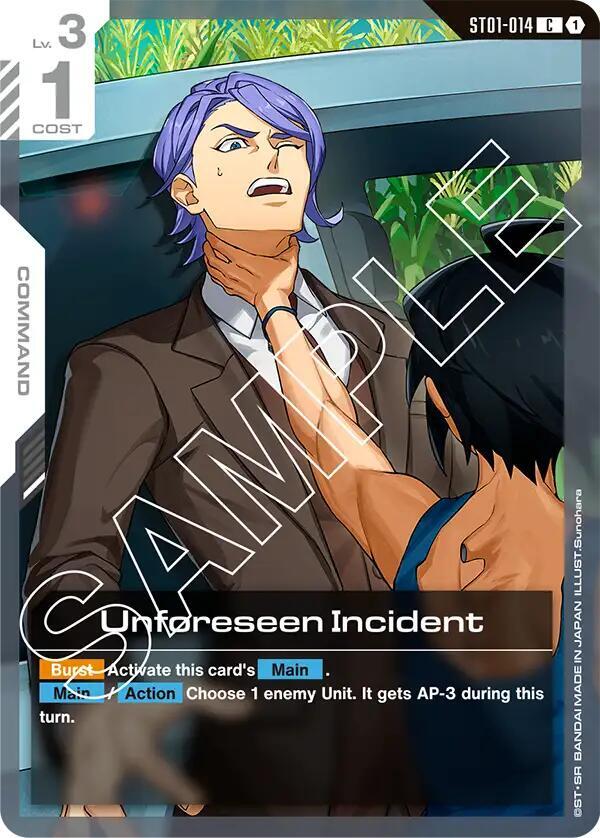 Unforeseen Incident card image