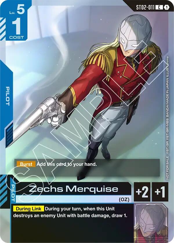 Zechs Merquise (Championship Participation Pack 01) card image