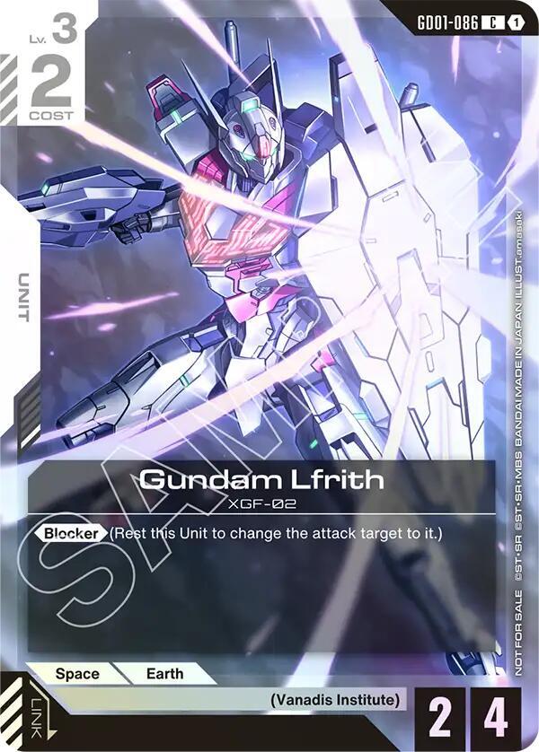 Gundam Lfrith (Championship Participation Pack 01) card image