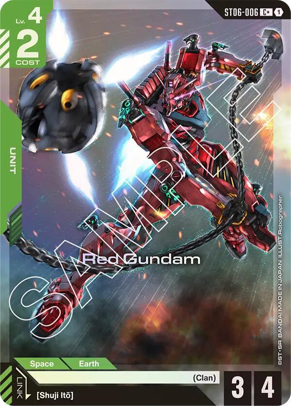 Red Gundam (C+) card image