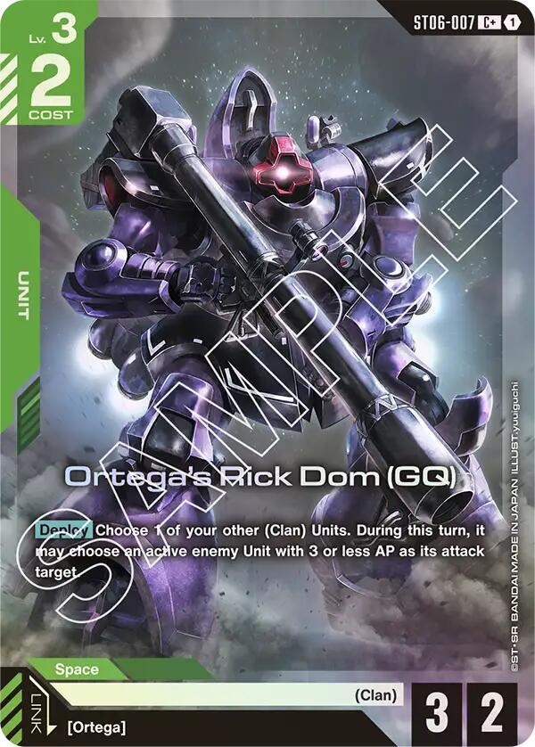 Ortega's Rick Dom (GQ) (C+) card image