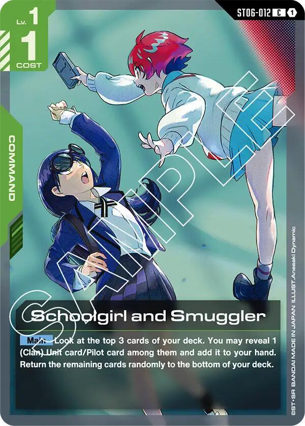 Schoolgirl and Smuggler card image