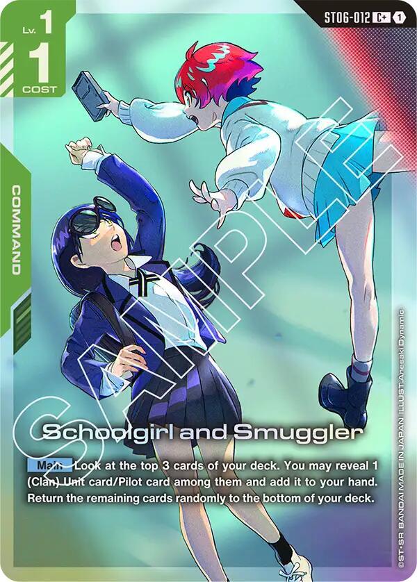 Schoolgirl and Smuggler (C+) card image
