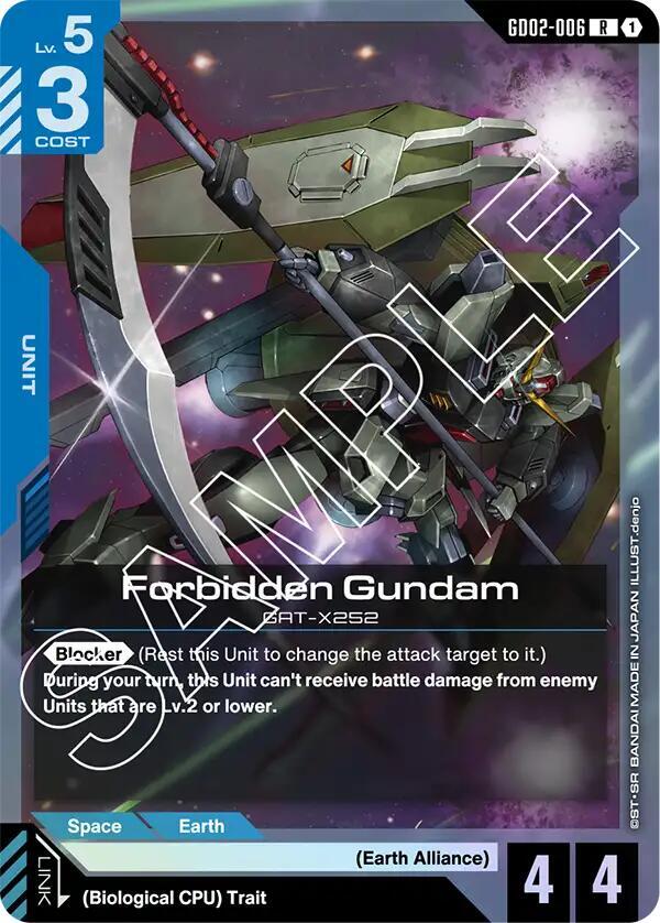 Forbidden Gundam card image