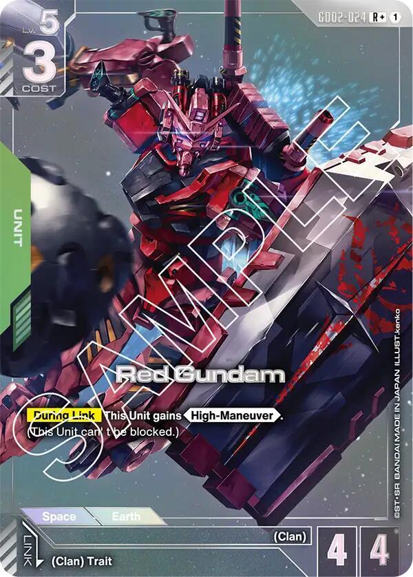 Red Gundam (R+) card image
