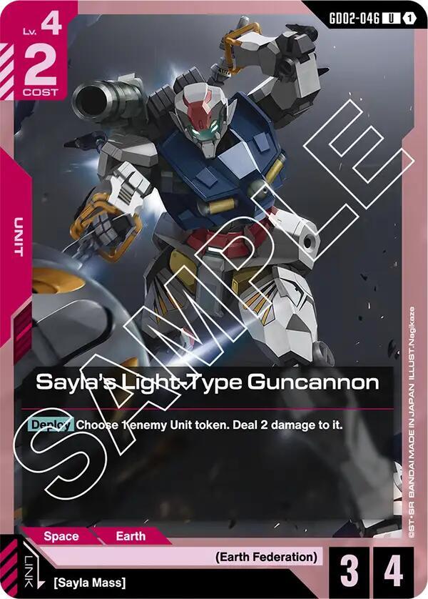 Sayla's Light-Type Guncannon card image