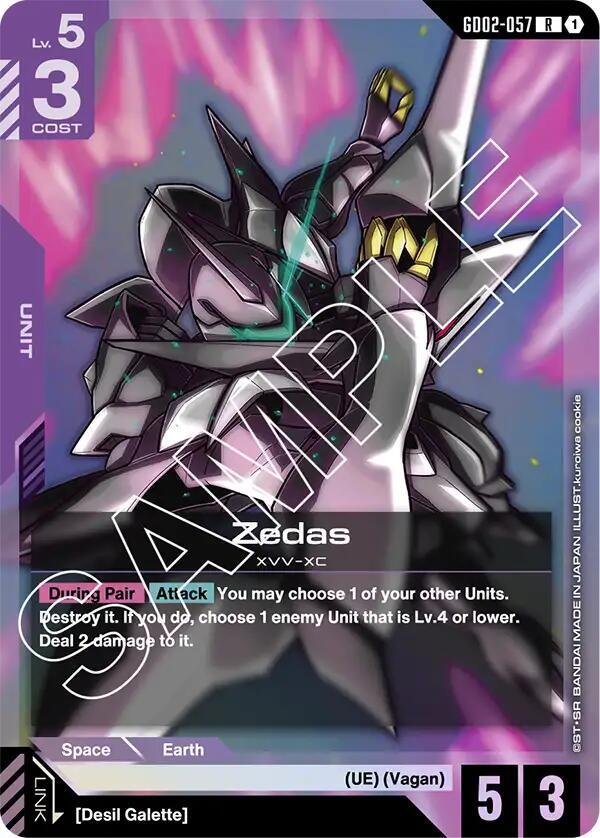 Zedas card image