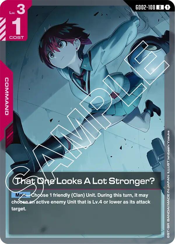 That One Looks A Lot Stronger? card image