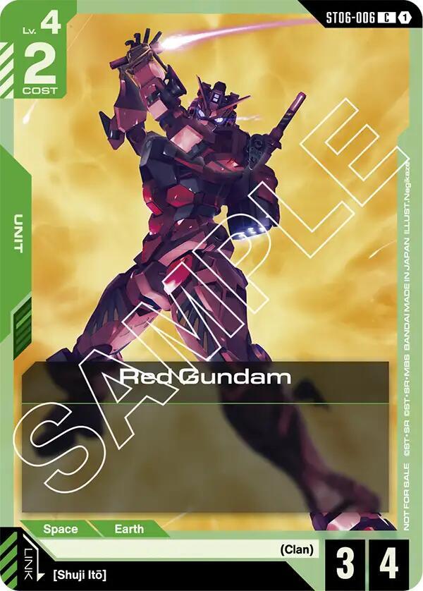 Red Gundam (Boost Kit 01) card image