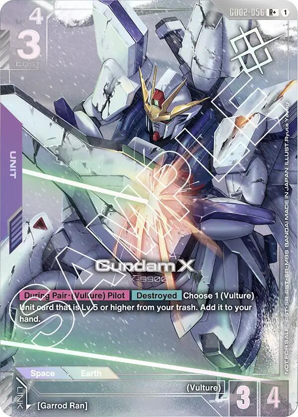 Gundam X (GD02-056) (Store Tournament Winner Pack 02) card image