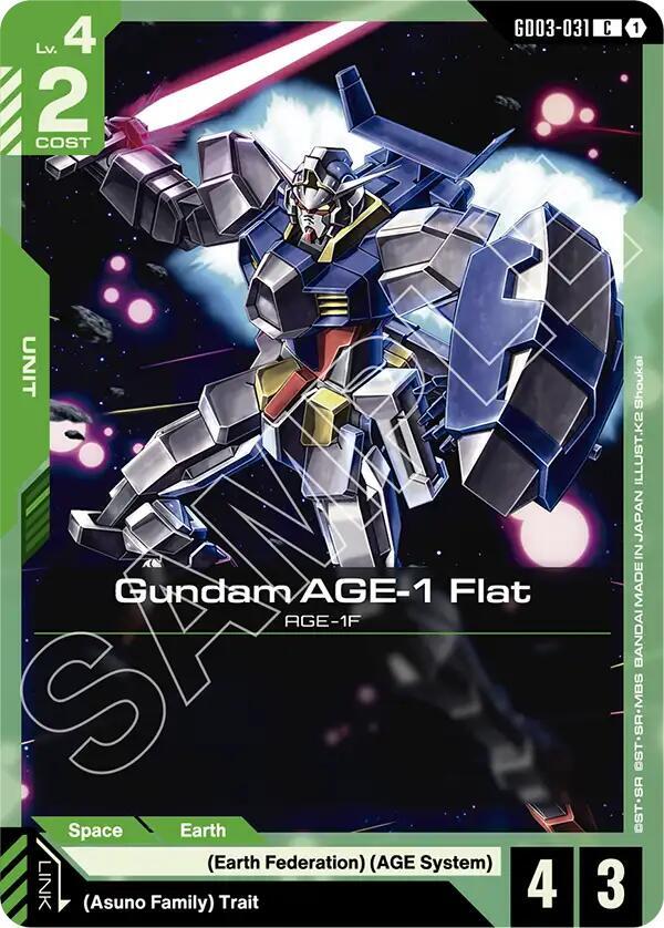 Gundam AGE-1 Flat card image