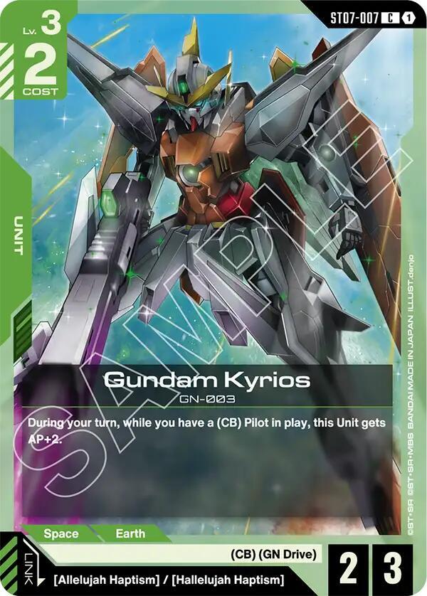 Gundam Kyrios (ST07-007) card image