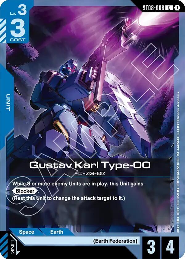 Gustav Karl Type-00 card image