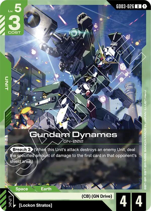 Gundam Dynames card image