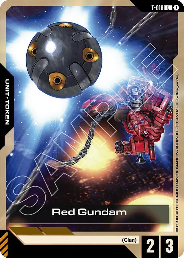Red Gundam (T-018) card image