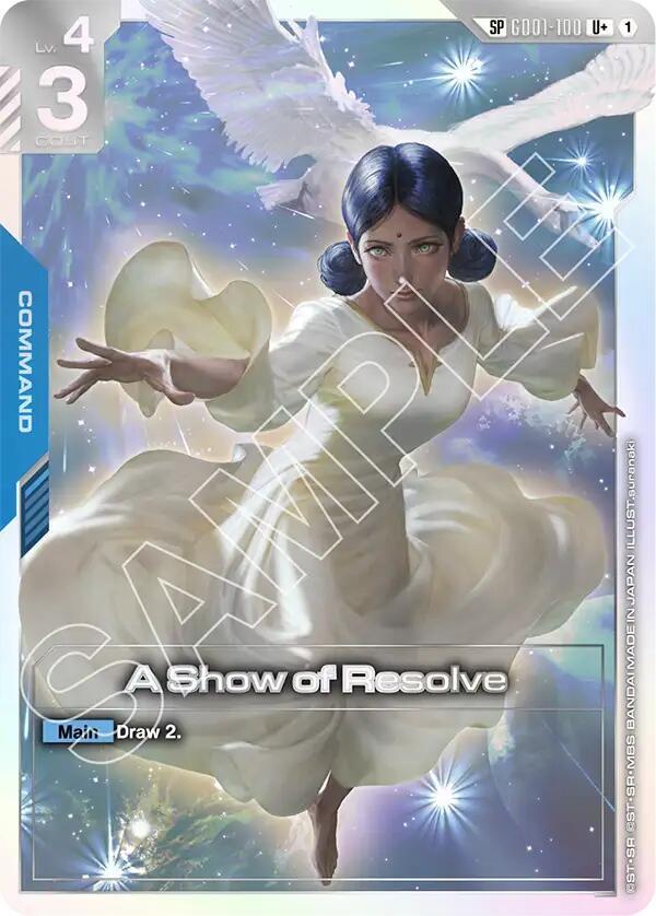 A Show of Resolve (SP) (U+) card image