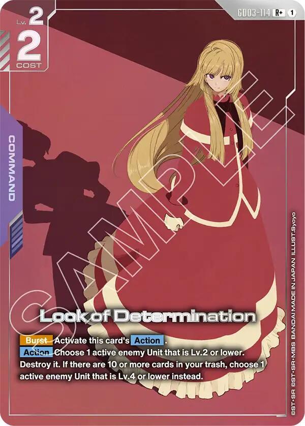 Look of Determination (R+) card image