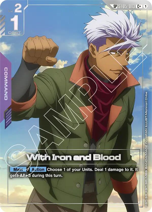 With Iron and Blood (SP) (C+) card image
