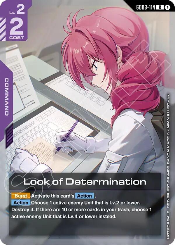 Look of Determination (Newtype Challenge 2026 Mission 2) card image