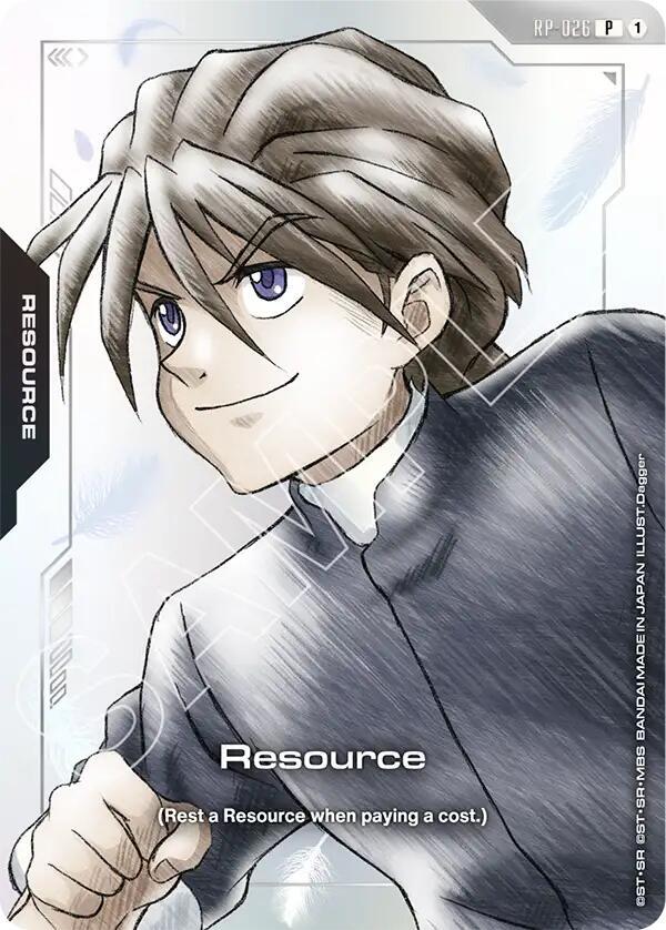 Resource (RP-026) (Premium Accessory Set - Mobile Suit Gundam Wing) card image