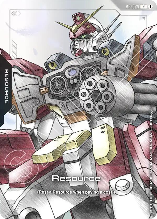 Resource (RP-029) (Premium Accessory Set - Mobile Suit Gundam Wing) card image