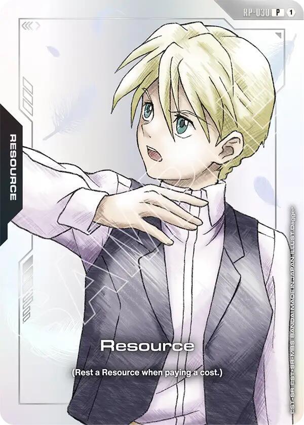 Resource (RP-030) (Premium Accessory Set - Mobile Suit Gundam Wing) card image