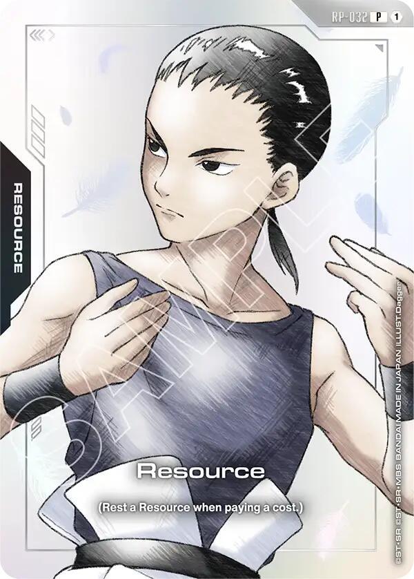 Resource (RP-032) (Premium Accessory Set - Mobile Suit Gundam Wing) card image