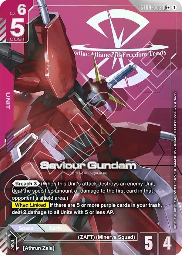 Saviour Gundam (LR+) card image