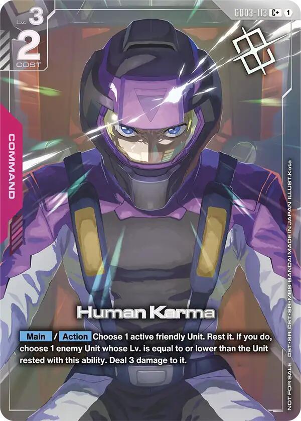 Human Karma (Store Tournament Winner Pack 04) card image