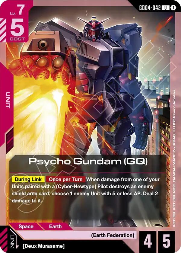 Psycho Gundam (GQ) card image