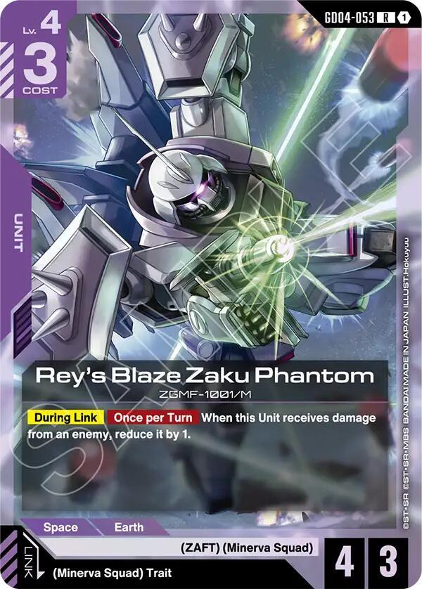 Rey's Blaze Zaku Phantom card image