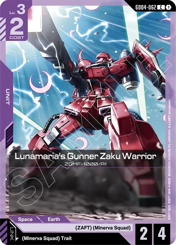 Lunamaria's Gunner Zaku Warrior card image