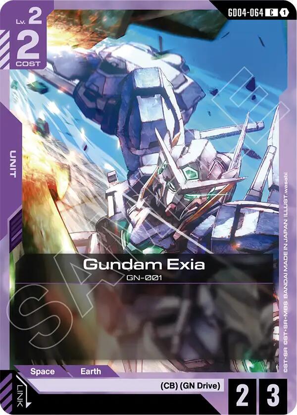 Gundam Exia (GD04-064) card image