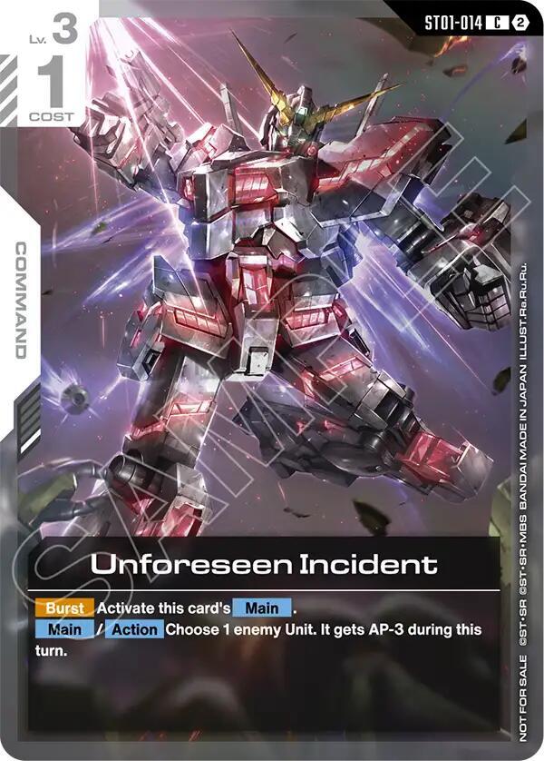 Unforeseen Incident (World Championship Regionals 26-27 Season 1) card image