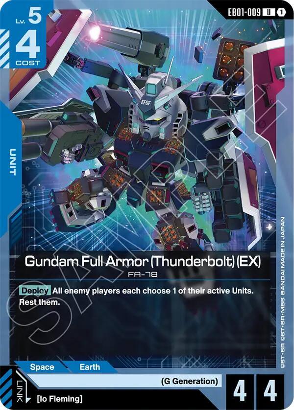 Gundam Full Armor (Thunderbolt) (EX) card image