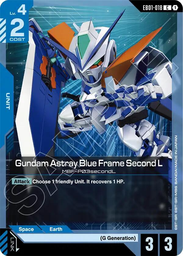 Gundam Astray Blue Frame Second L card image