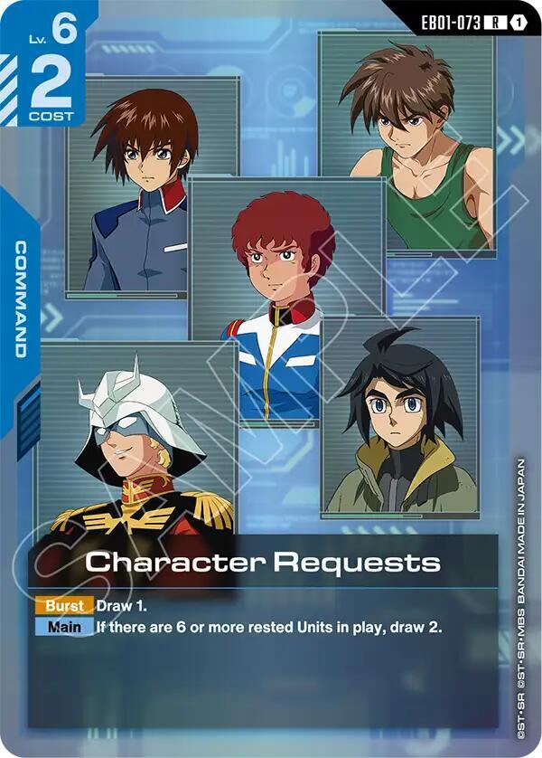 Character Requests card image