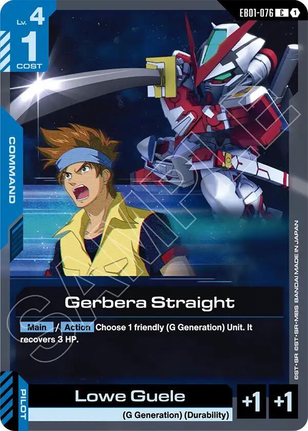Gerbera Straight card image