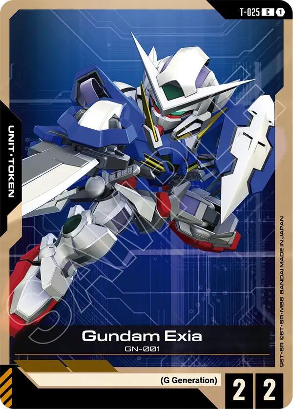 Gundam Exia (T-020) card image