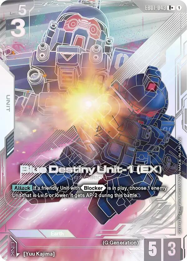 Blue Destiny Unit-1 (EX) (R+) card image