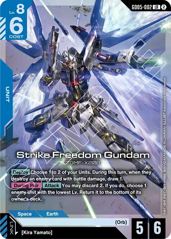 Strike Freedom Gundam card image