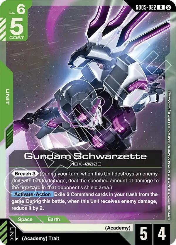Gundam Schwarzette card image
