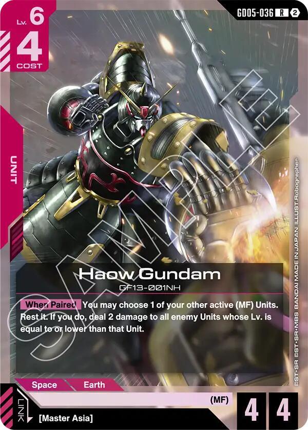 Haow Gundam card image