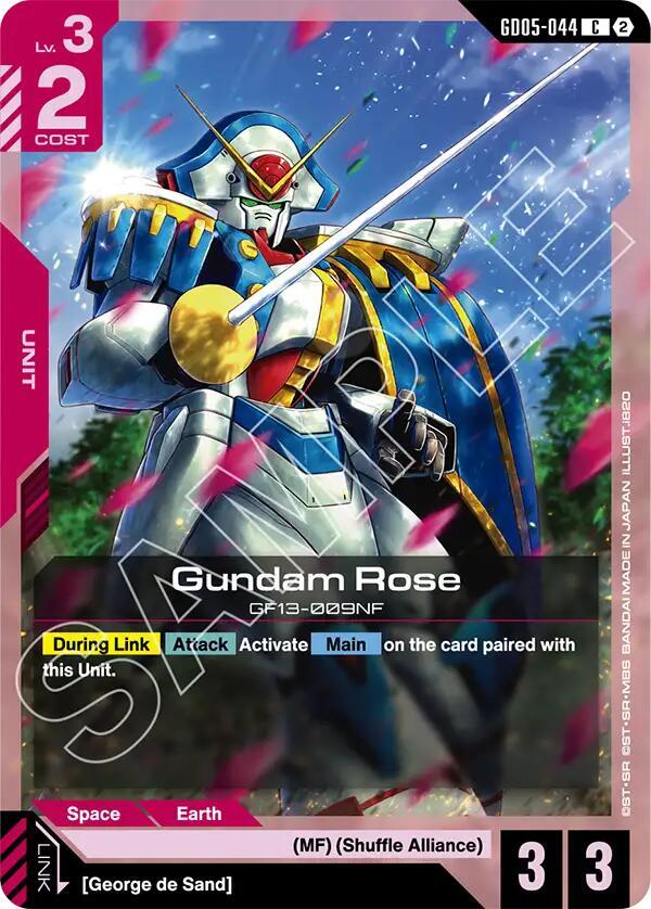 Gundam Rose card image