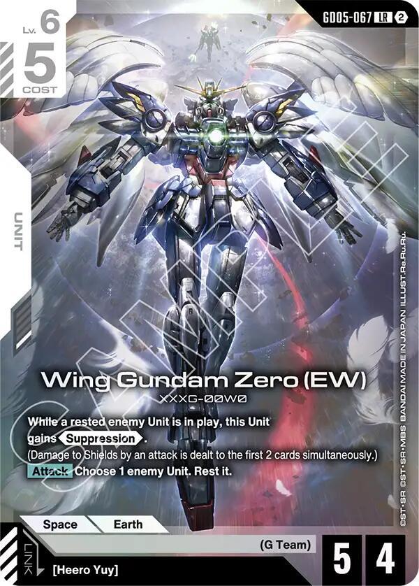 Wing Gundam Zero (EW) card image