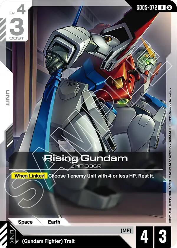 Rising Gundam card image