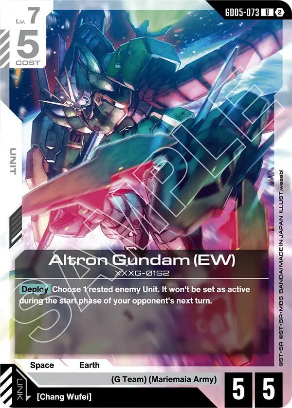 Altron Gundam (EW) card image