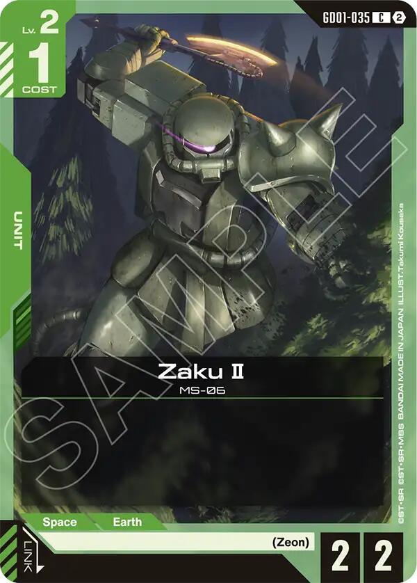 Zaku II card image