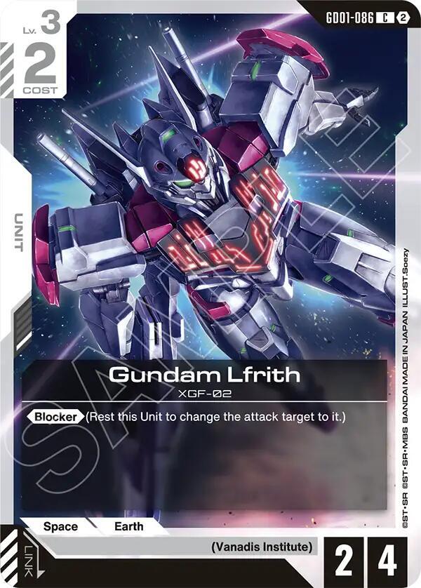 Gundam Lfrith card image